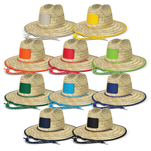 Custom Branded Wide Brim Straw Hats